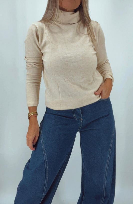 Polera Tejida Elastizada