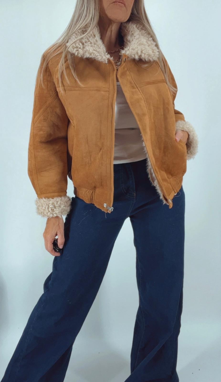 Campera Gamuza con Corderito
