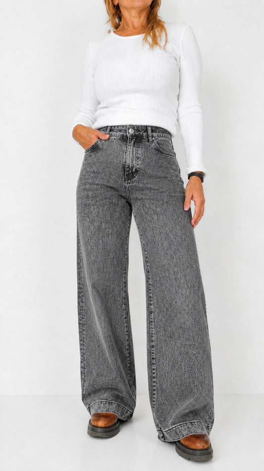 Jean Elastizado Wide Leg