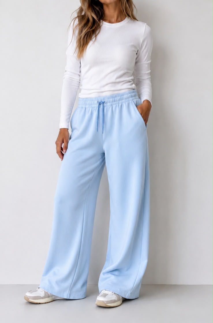 Pantalón deportivo ancho