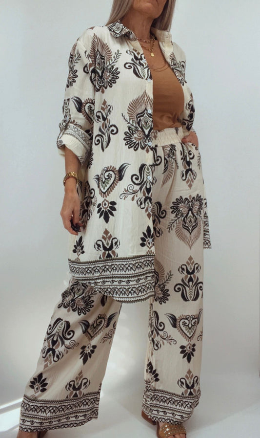 Conjunto lino asedado Diseño 2