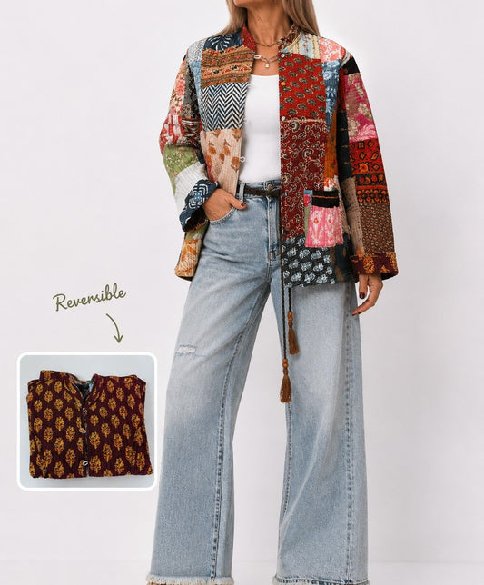 Chaqueta de la India Reversible