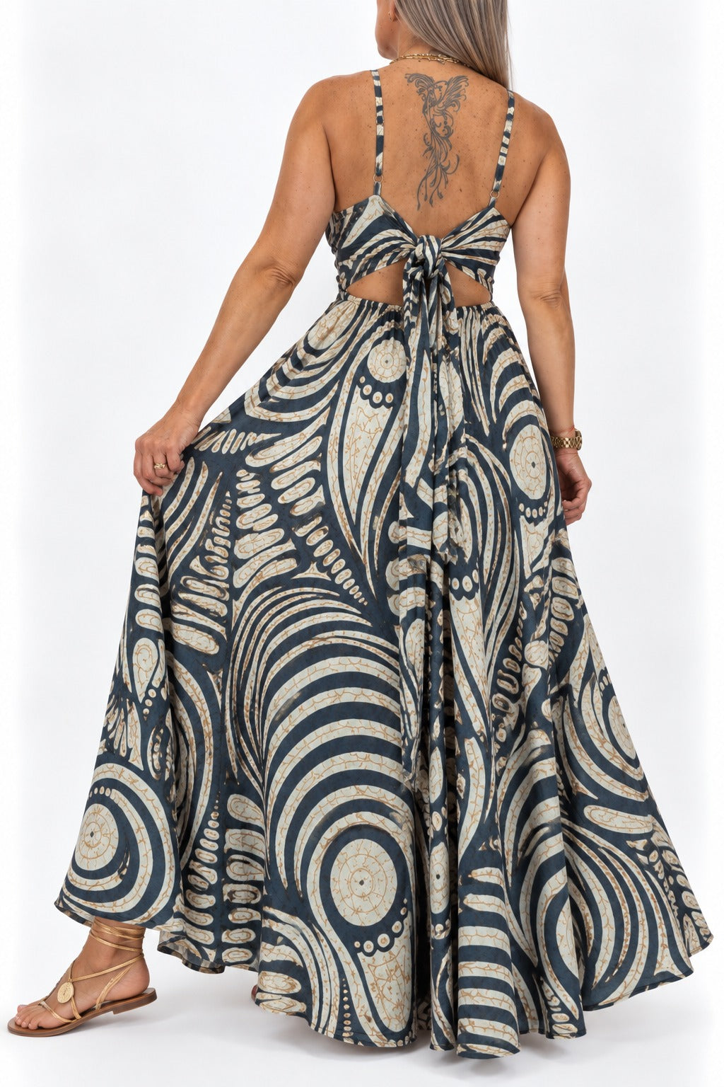 Vestido de la India en seda