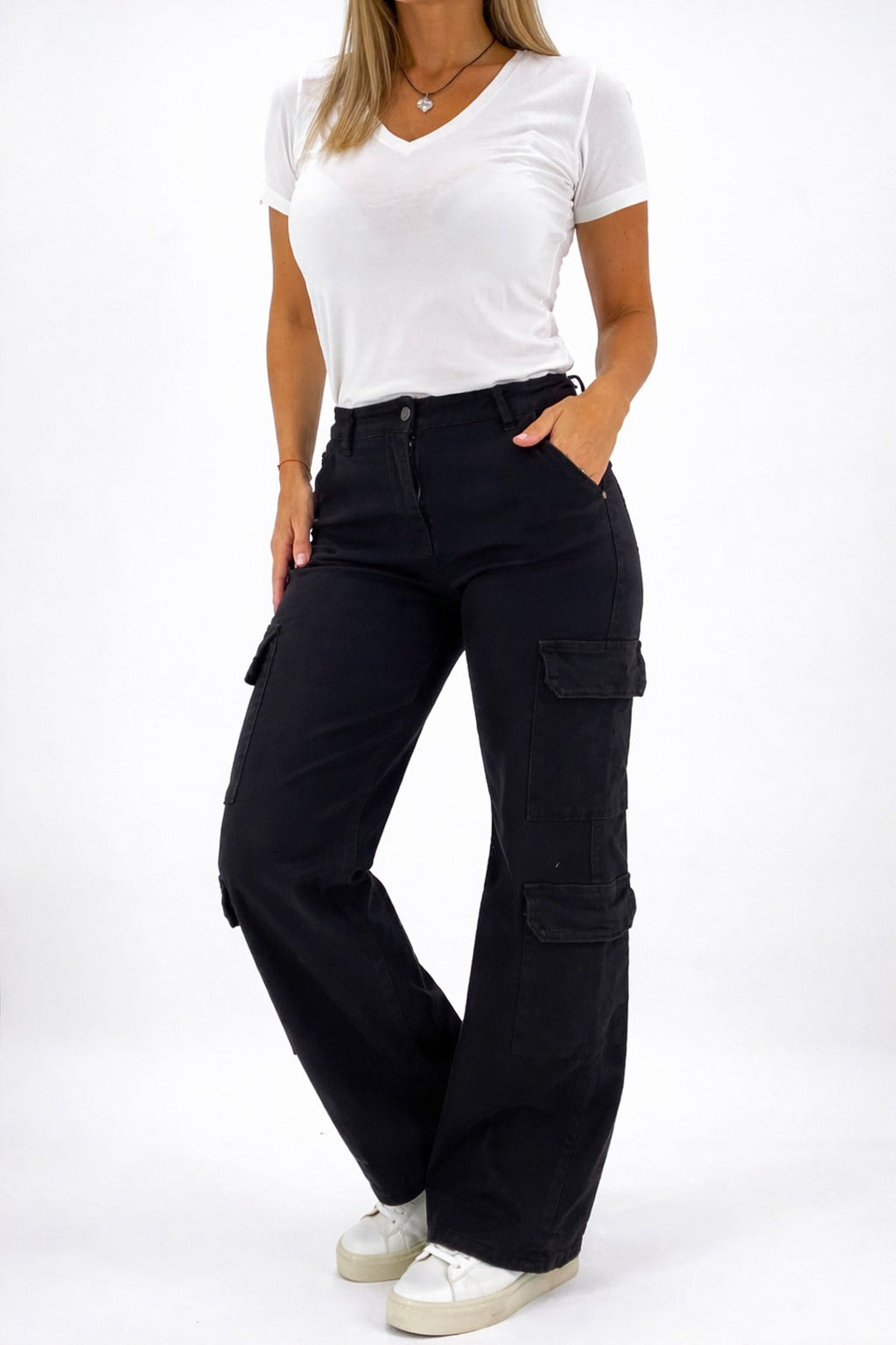 Promo jean negro + campera