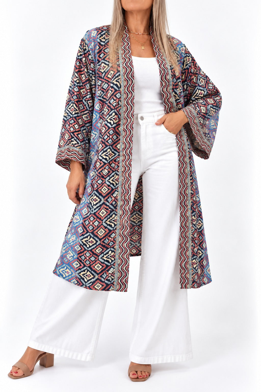 Kimono de la India en seda