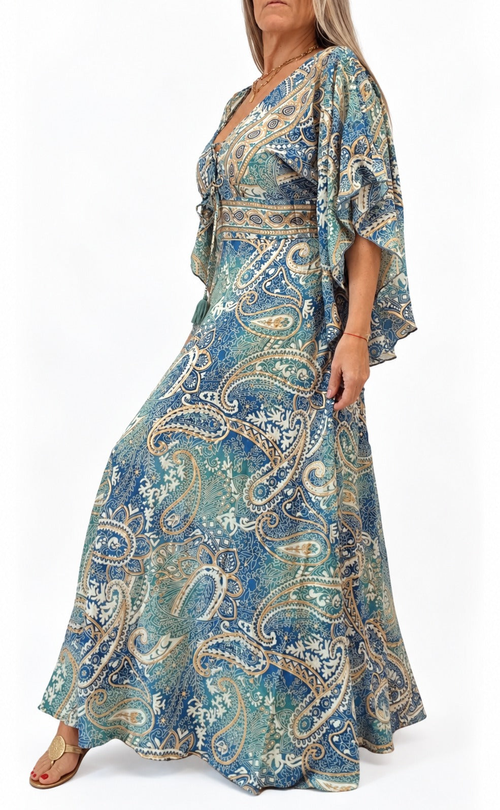 Vestido de la India en seda