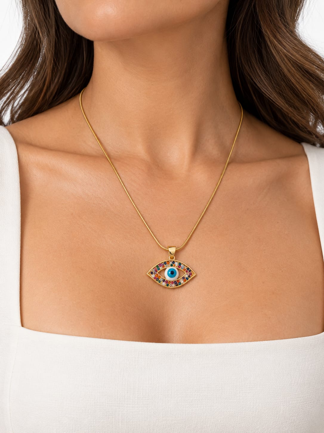 Collares con dije Ojo turco